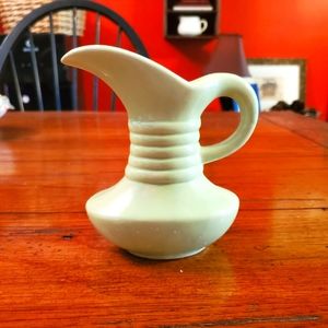 Small vintage pottery creamer / vase